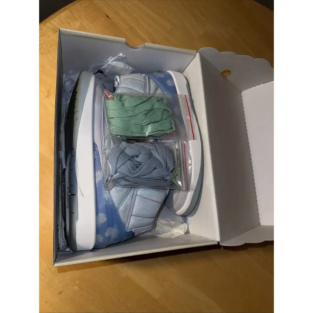 Air Jordan 2 Retro SP J Balvin DQ07691-419 SIZE 4Y / 5.5W Celestine Blue